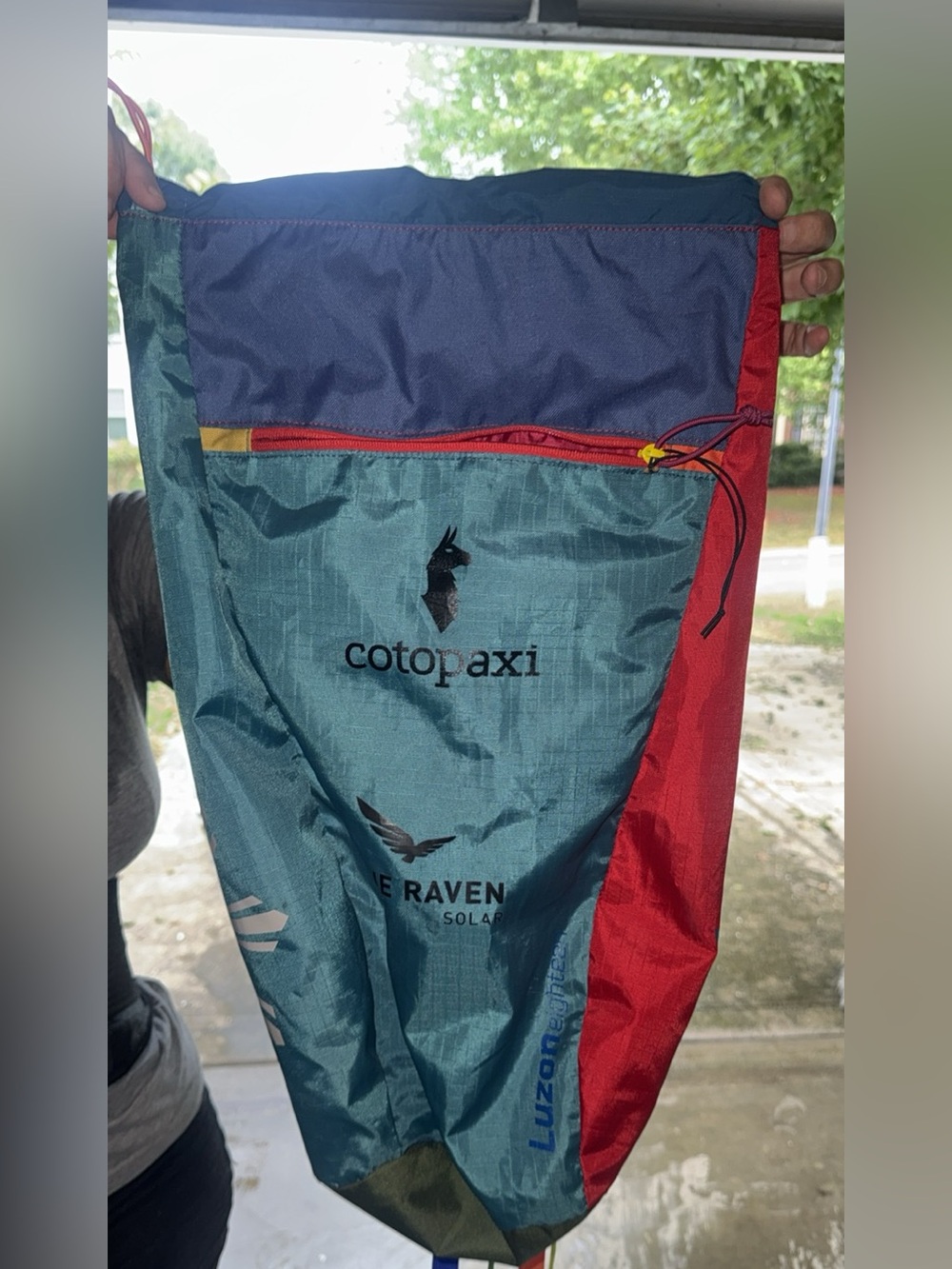 Men's Blue Multi-Color Interior Utility Bag